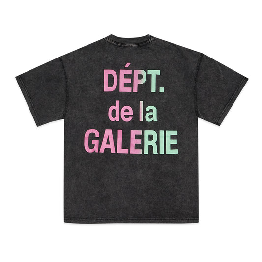 Gallery Dept Pink Green Gradient T-Shirt