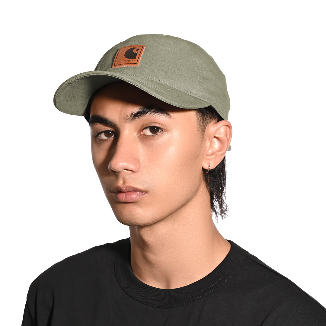 CHT Leather Logo Canvas Baseball Cap