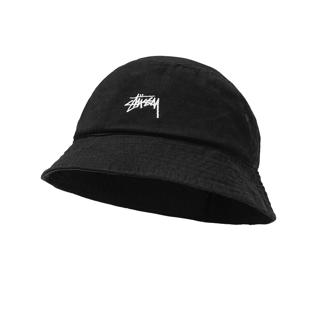 Stussy Embroidery Logo Bucket Hat