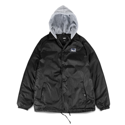 VNS Rubber Logo Hooded Puffer Jacket