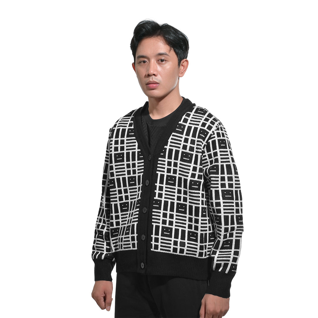 ASD Kargot Face All Over Cardigan