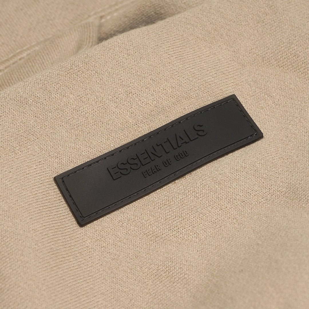 FOG Essentials Center Velvet Text Hoodie