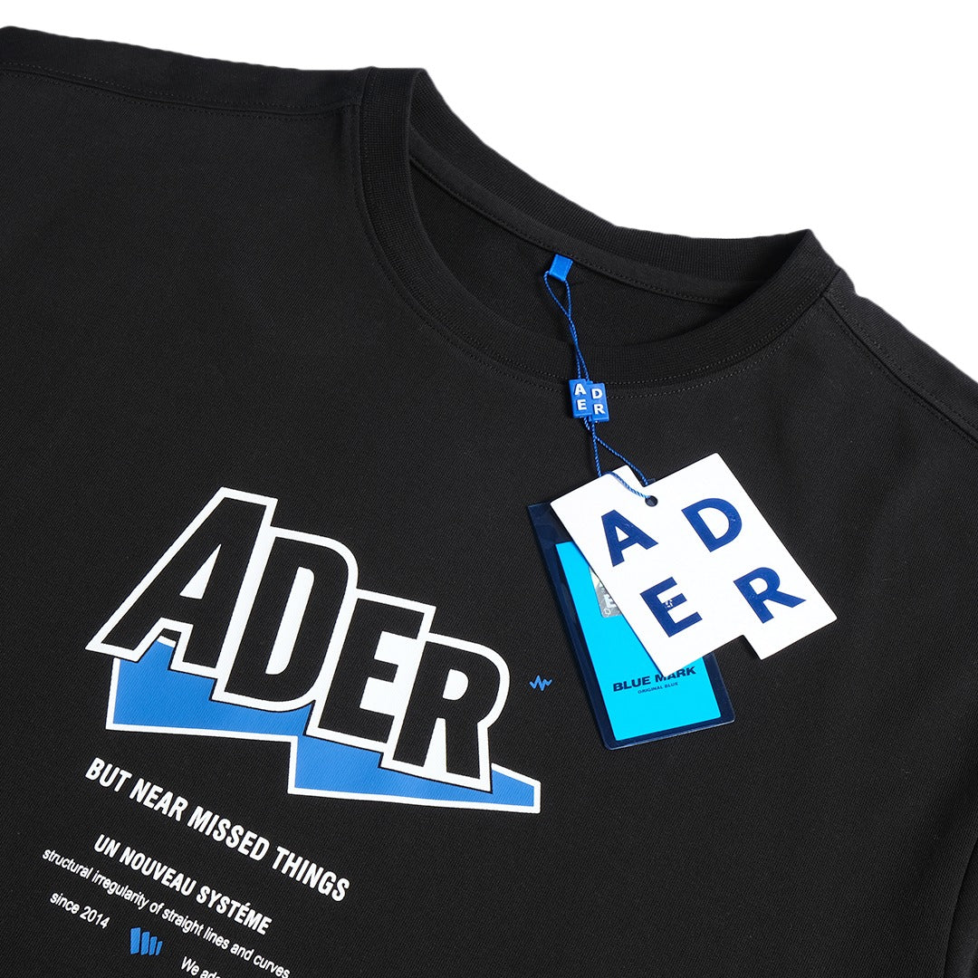 Ader Error Center Ader Thunder T-Shirt Black