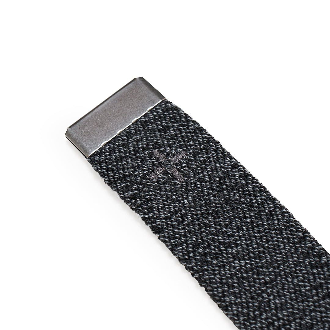 DCK Plaque Buckle Stretch Webbed Belt