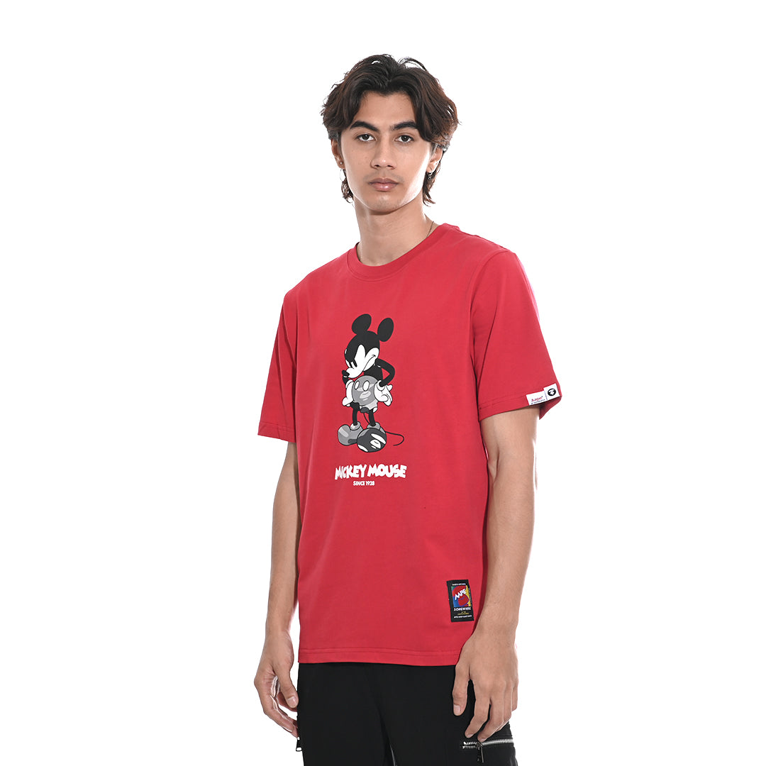 AAPE X DSNY Angry Mickey T-Shirt