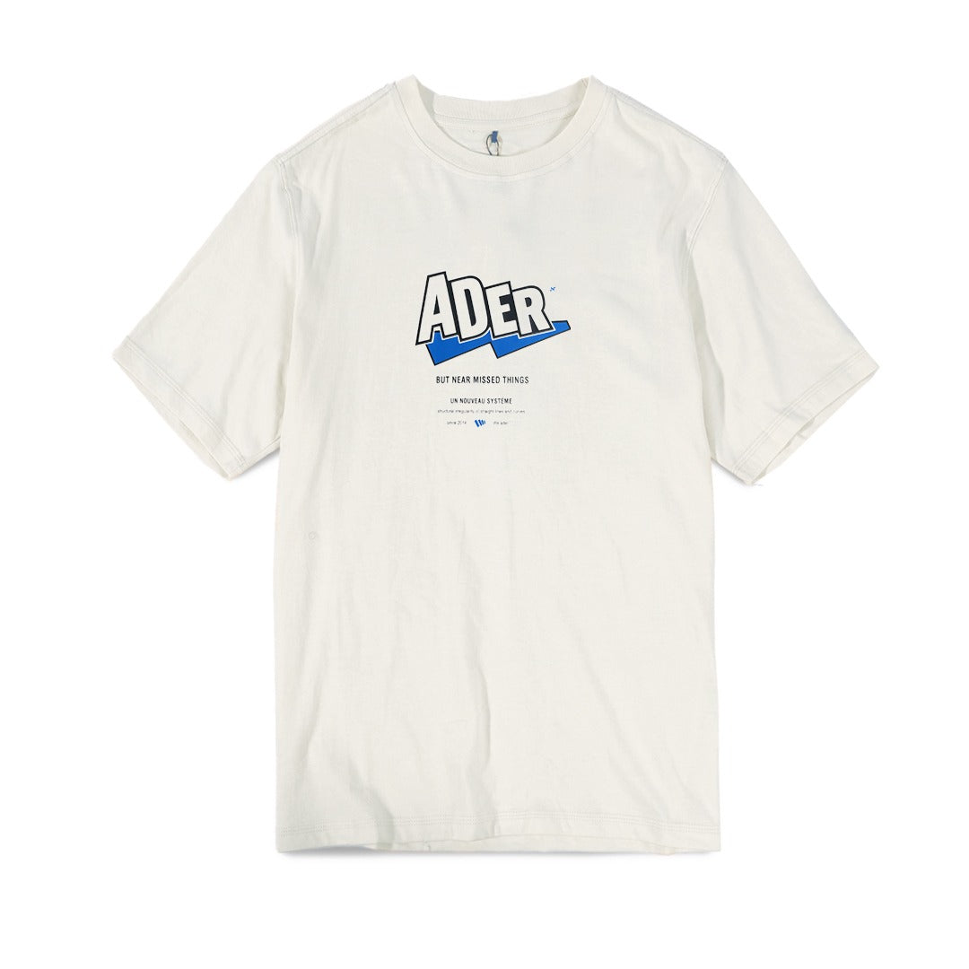 Ader Error Center Ader Thunder T-Shirt White