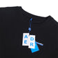 Ader Error Crossed Text T-Shirt Black