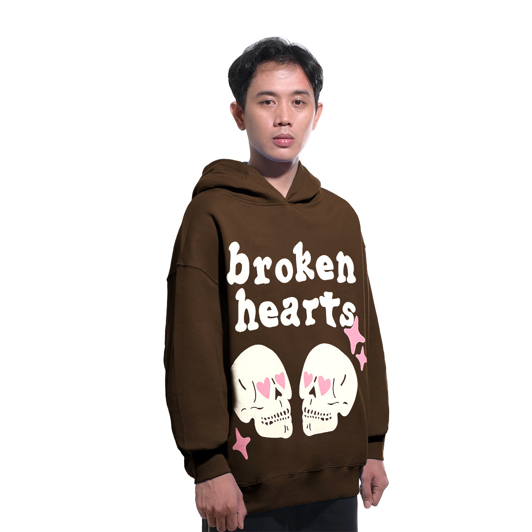 Broken Planet Market Bottom Broken Hearts Hoodie