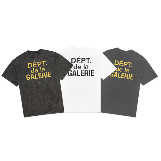 Gallery Dept Distressed Text T-Shirt