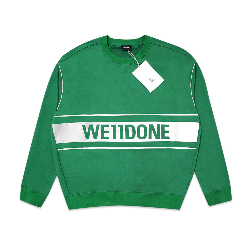 We11done Reflective Logo Sweatshirt