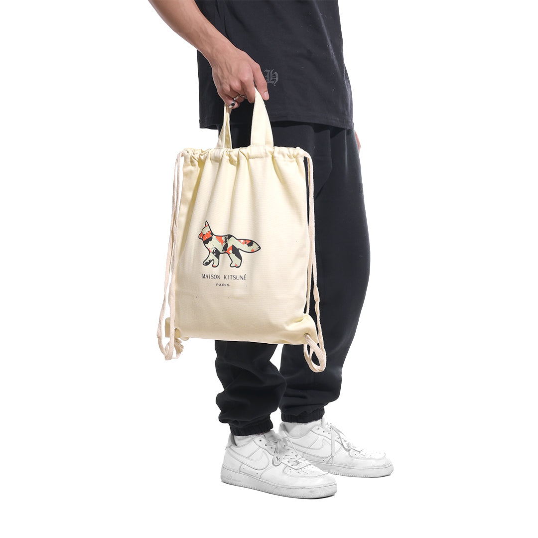 MKS Fox Logo Tote Backpack