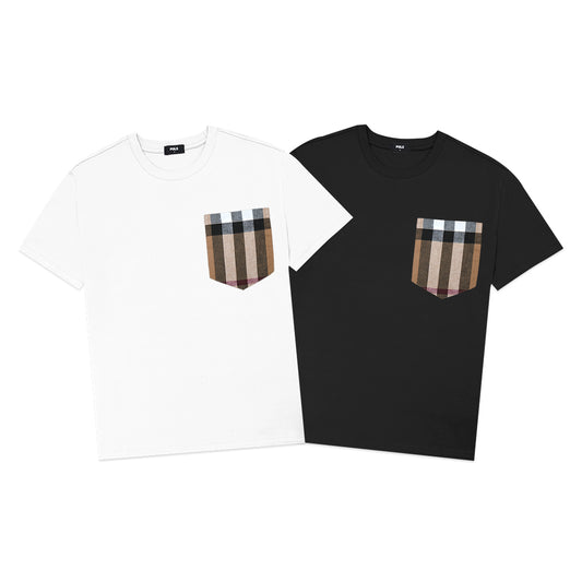 FOLX Checkered Chest Pocket T-Shirt