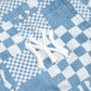 M7B Checkerboard Monogram Denim Short Sleeve Shirt