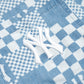 M7B Checkerboard Monogram Denim Short Sleeve Shirt