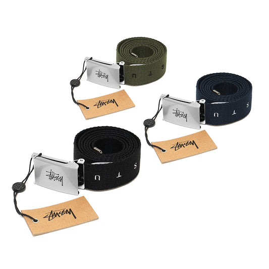 Stussy Small Text Webbing Belt