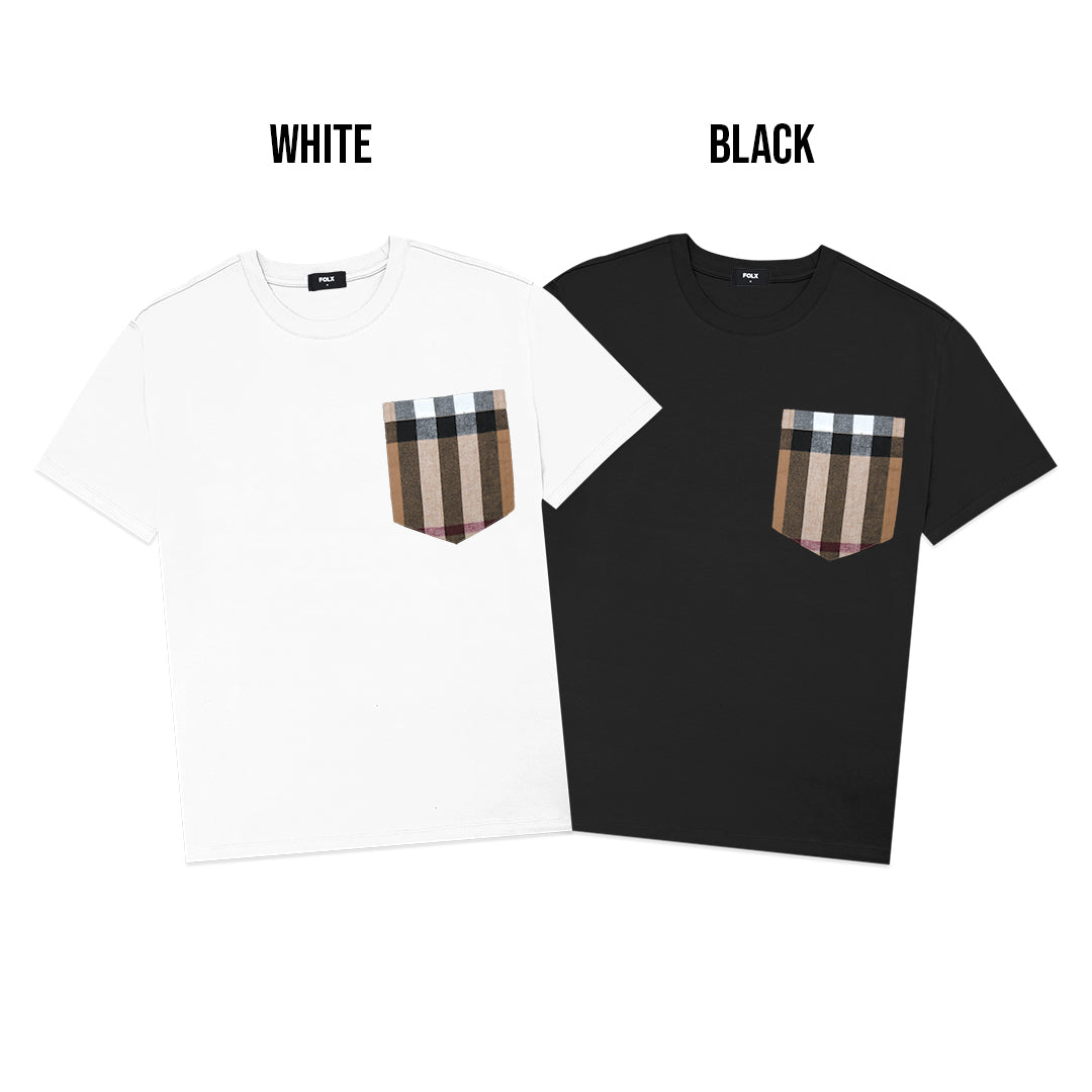 FOLX Checkered Chest Pocket T-Shirt