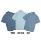 M7B Classic Monogram Denim Short Sleeve Shirt
