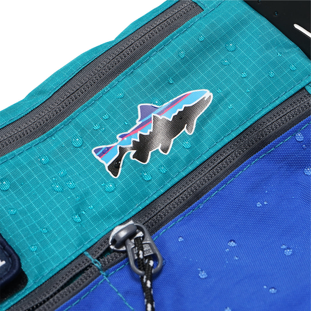patagonia ultralight multicolor zipper fly fishing angler crossbody bag PTG Ultralight Zipper Fly Fishing Angler Crossbody Bag – SANGKIL