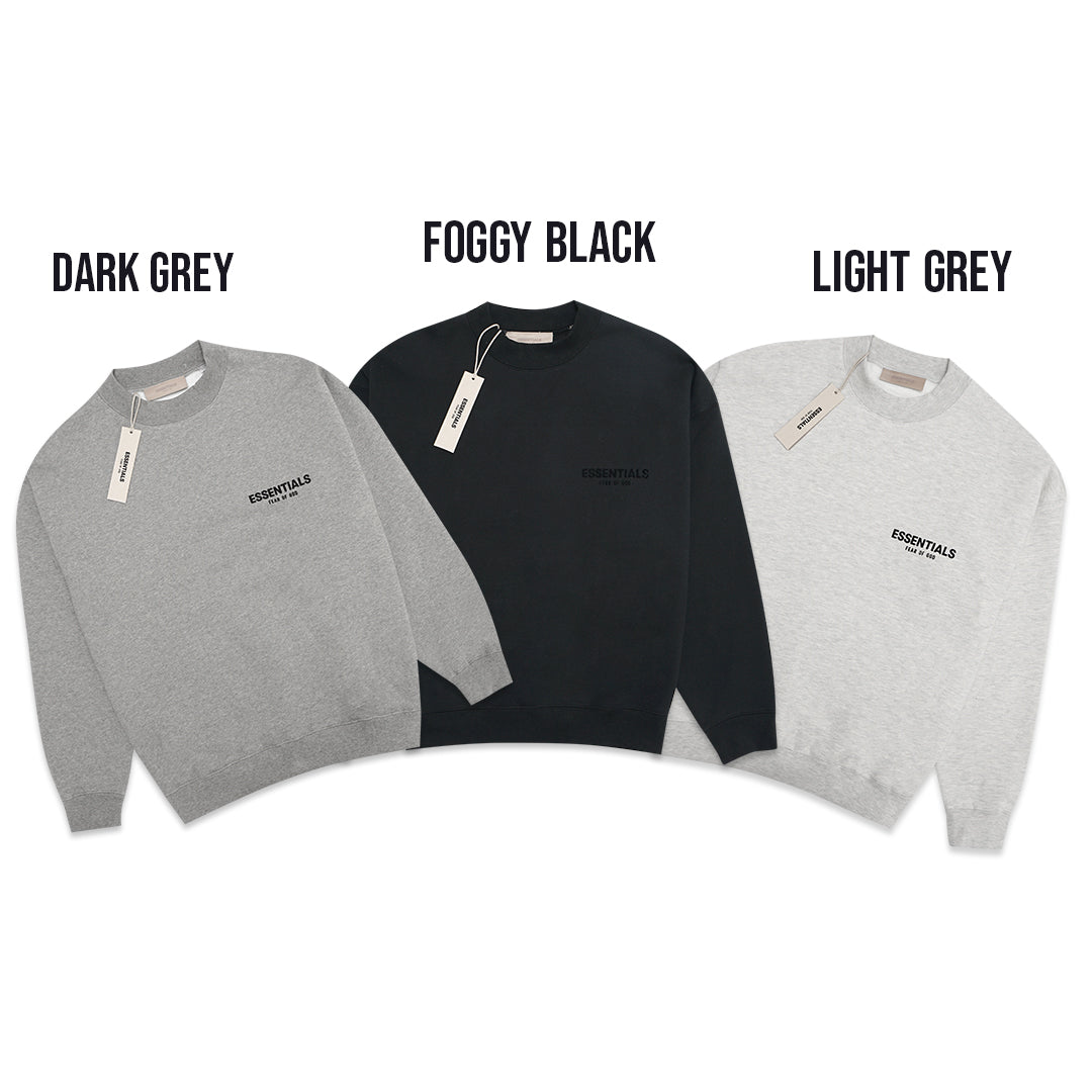 FOG Essentials Back Velvet Text Sweatshirt