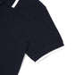 Philip Roth Stripe Collar Polo Shirt Navy