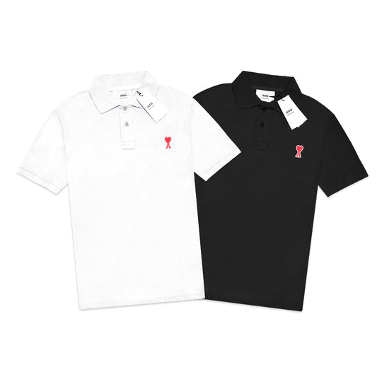 4M1 Mini Heart Patch Polo Shirt