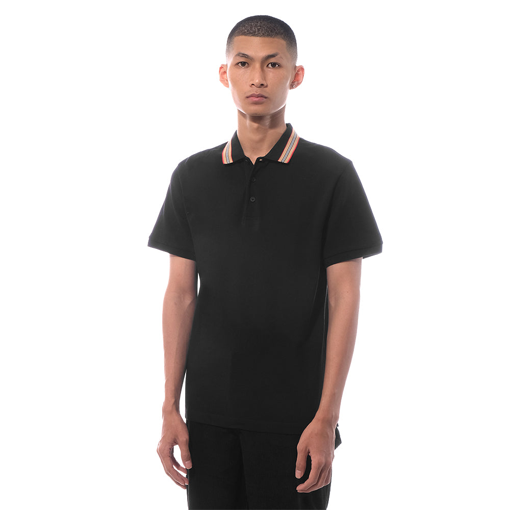 FOLX Icon Stripe Collar Polo Shirt