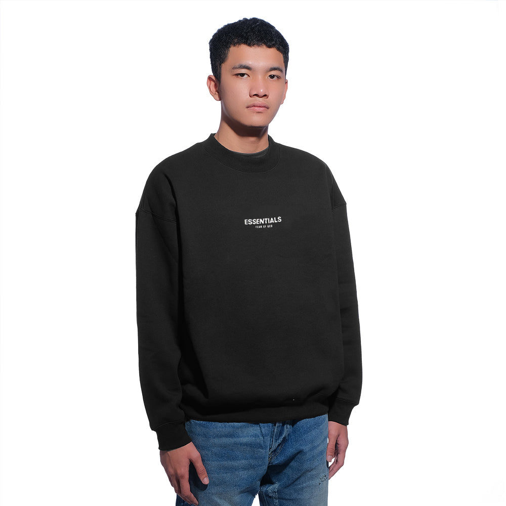 FOG Essentials Center Velvet Text Sweatshirt