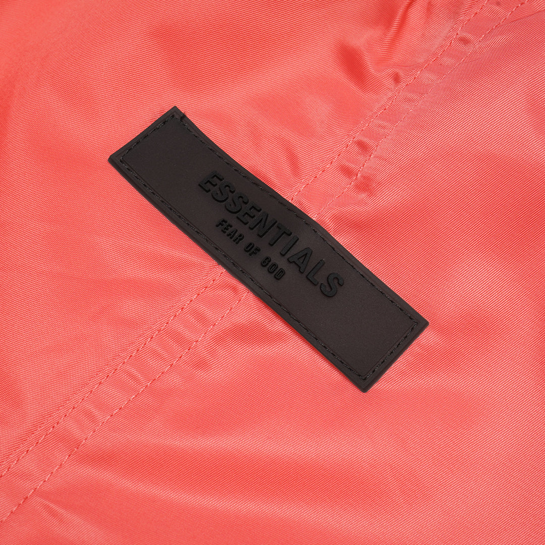 FOG Essentials Velvet Text Running Nylon Shorts