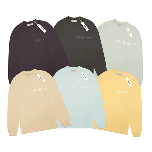 FOG Essentials Chest Solid Rubber Text Long Sleeve T-Shirt