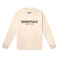FOG Essentials Back 3D Logo Long Sleeve T-Shirt Beige