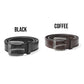 LVS Grey Pin Buckle Leather Belt