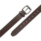 LVS Grey Pin Buckle Leather Belt