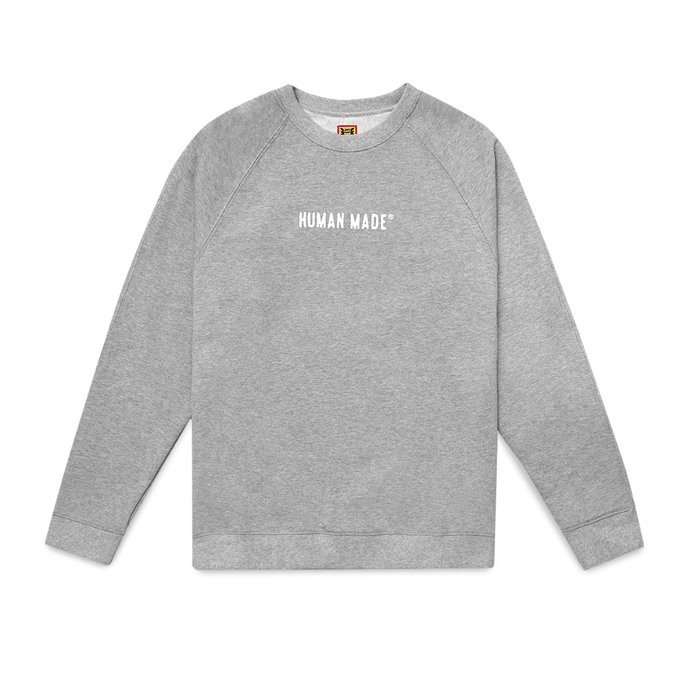 Human Made Raglan Crewneck Sweatshirt Grey