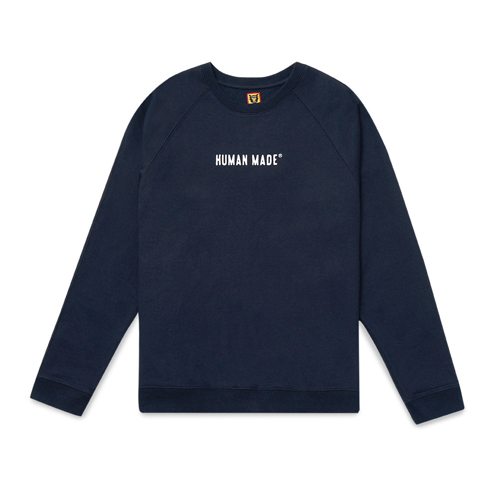 Human Made Raglan Crewneck Sweatshirt Navy