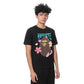 A Bathing Ape Embroidered Style Sakura Ape Head T-Shirt Black