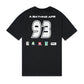 A Bathing Ape Team Logo T-Shirt Black