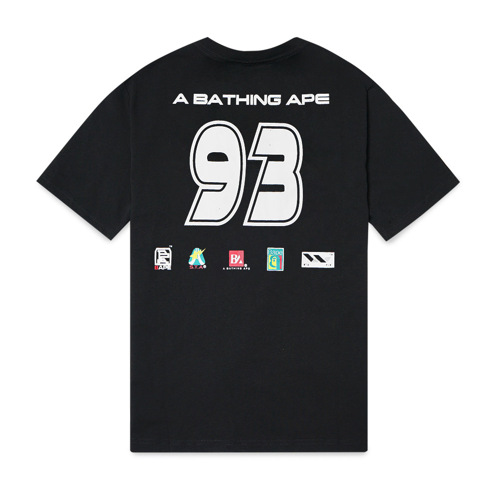 A Bathing Ape Team Logo T-Shirt Black