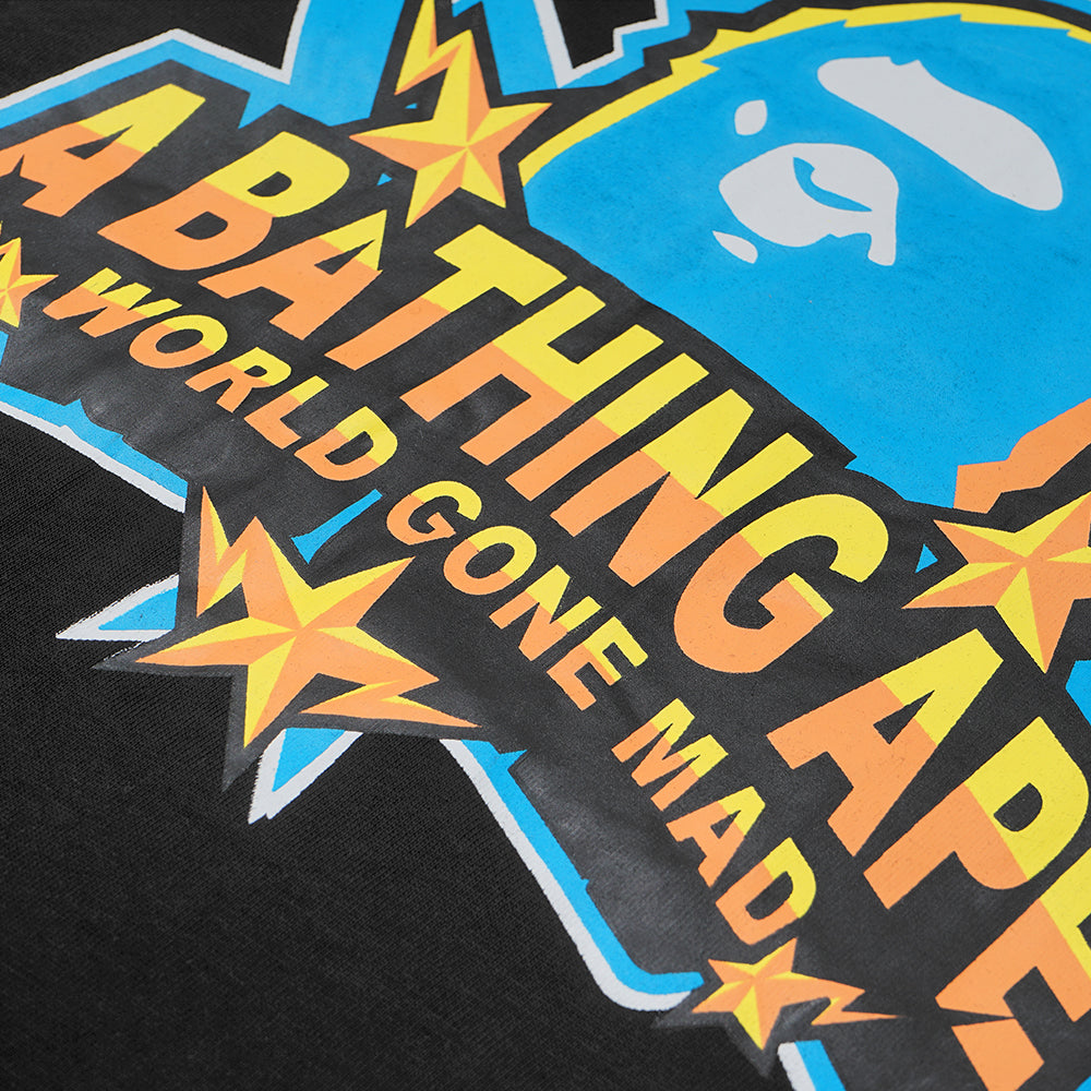 A Bathing Ape Team Logo T-Shirt Black