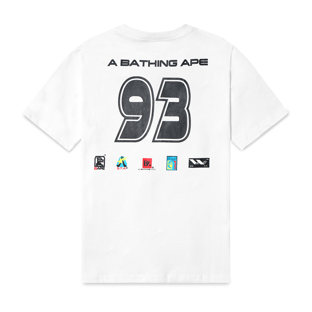 A Bathing Ape Team Logo T-Shirt White