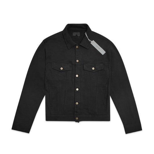 FOG 7th Collection French Terry Trucker Jacket Black