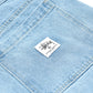 Stussy Double Knee Denim Pants Light Blue