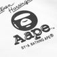 Aape by A Bathing Ape X Steven Harrington T-Shirt White