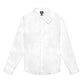 H&M Slim Fit Grandad Long Sleeve Shirt White