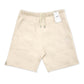 4M1 Solid Heart Logo Shorts Beige