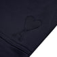 4M1 Solid Heart Logo Shorts Navy