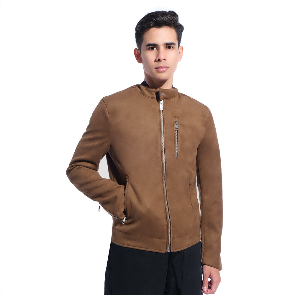 H&M Biker Jacket Brown