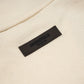 FOG Essentials Solid Velvet Text Full-Zip Jacket Beige