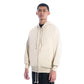 ASD Patch Zip-Up Hoodie Beige