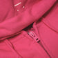 ASD Patch Zip-Up Hoodie Pink