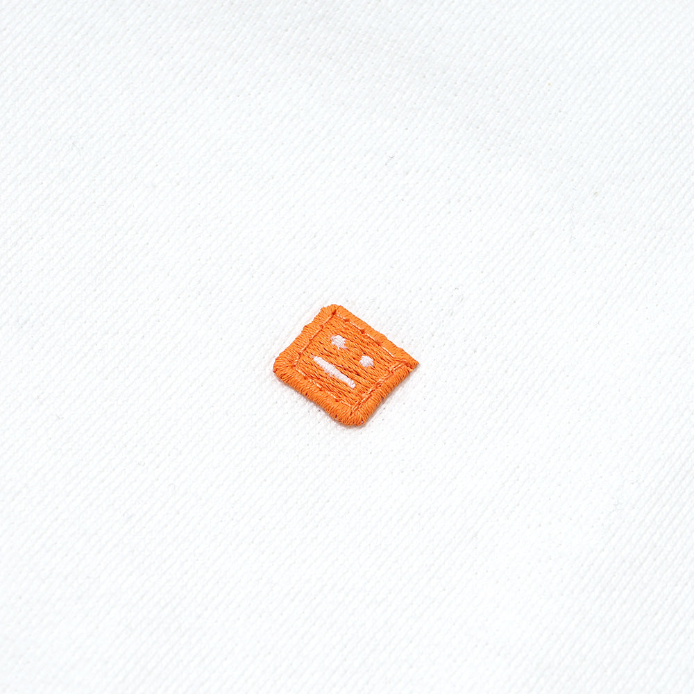ASD Patch Zip-Up Hoodie White